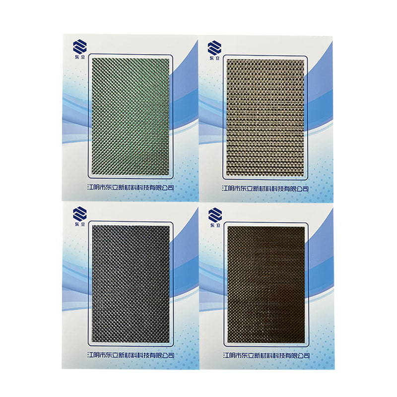 Metalen en polyester gloeidraad geweven stof