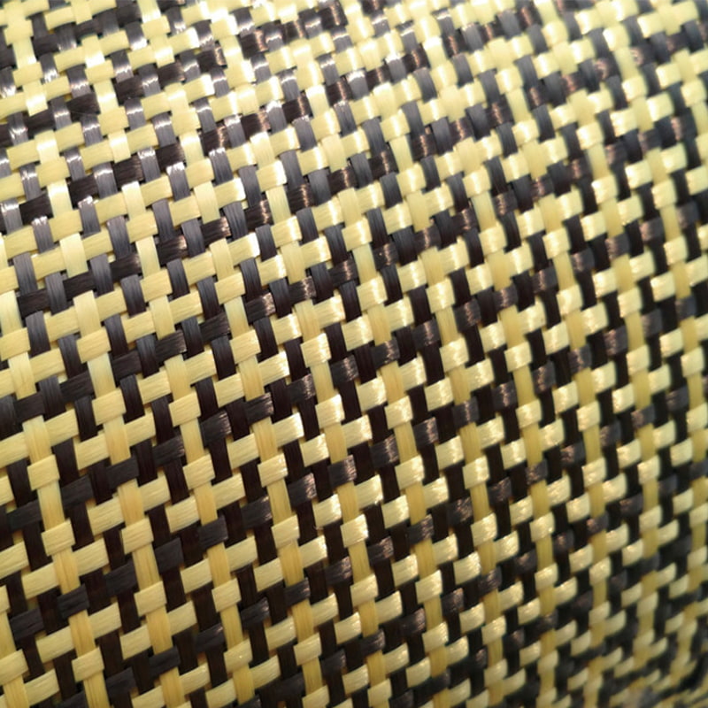 Geel/zwarte I-balk Aramid Carbon Blend Geel/zwarte I-balk Aramid Carbon Blend